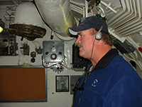 Darrell 'Smitty' Smith touring the USS Pampanito